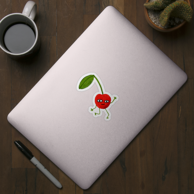 Happy cherry by Doodle Workshop